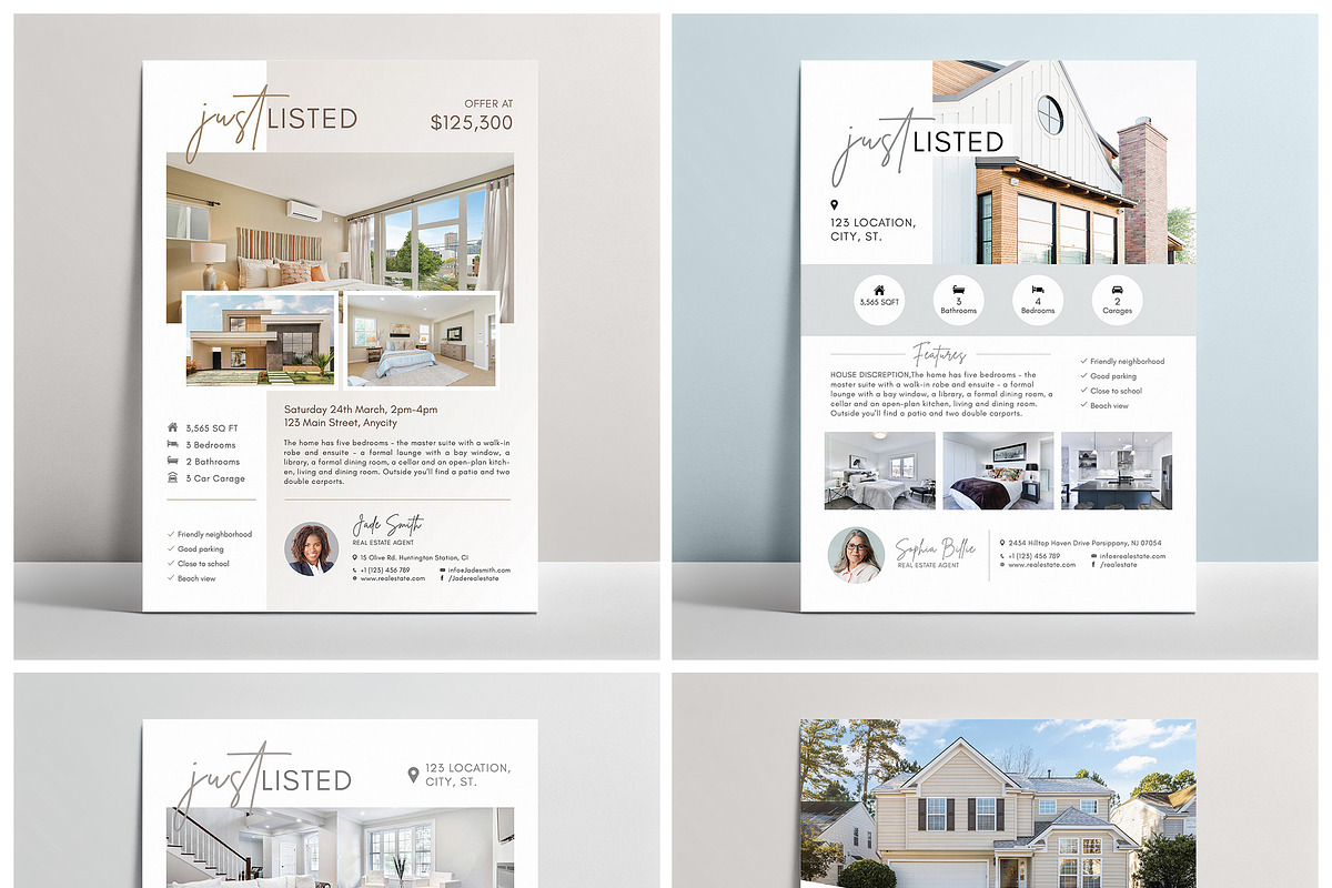 18 Real Estate Flyer Bundle | Canva, a Flyer Template by BrochuresFactory (Photo 4 of 7)