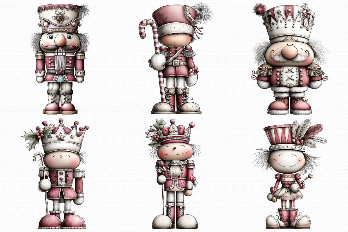 Whimsical Nutcracker Clipart, an Illustration by Libby Wishes (Photo 4 of 6)