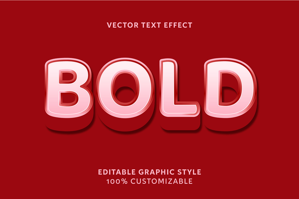 Bold Shadow 3D Text Effect preview 3