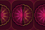 Mandala Oriental Floral art Bundle, a Background Graphic by NJ Himel (Thumbnail 10 of 97)