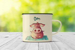 Funny Pig - 22 Illustrations