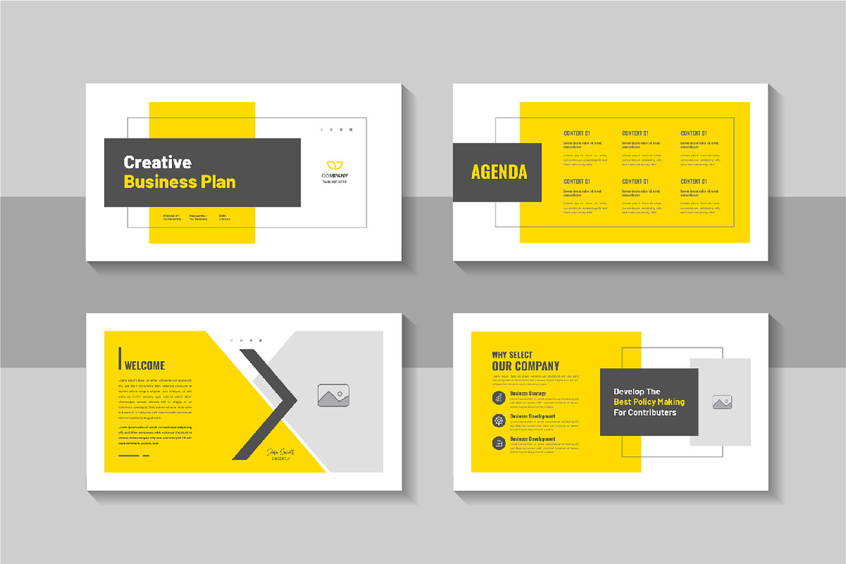 Modern business plan deck template, a Presentation Template by Pavel_design (Photo 2 of 4)