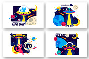 10 World UFO Day Illustration, an Object Illustration by denayunebgt (Thumbnail 2 of 4)
