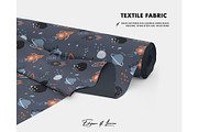 Cosmic celestial space pattern kids, a Pattern Graphic by Milatoo (Thumbnail 3 of 3)