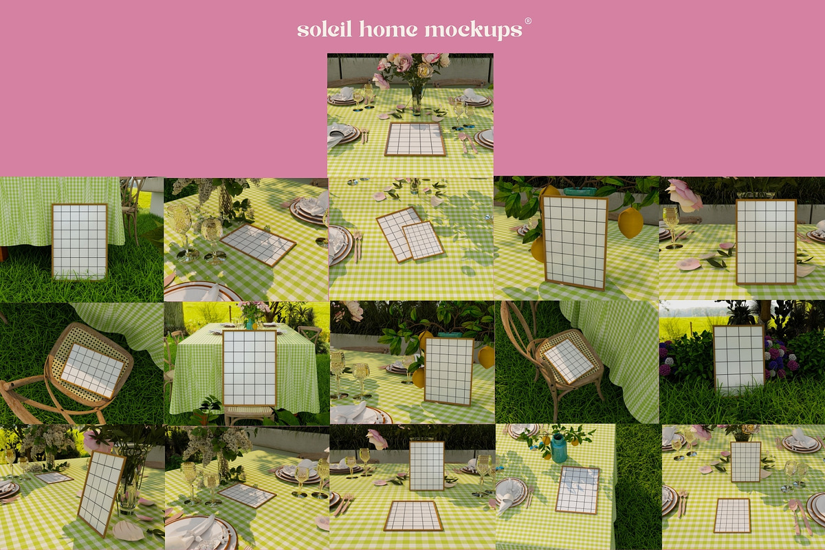 FLORA | Floral Frame Mockup Set, a Household Mockup by SoleilHomeMockups (Photo 12 of 12)