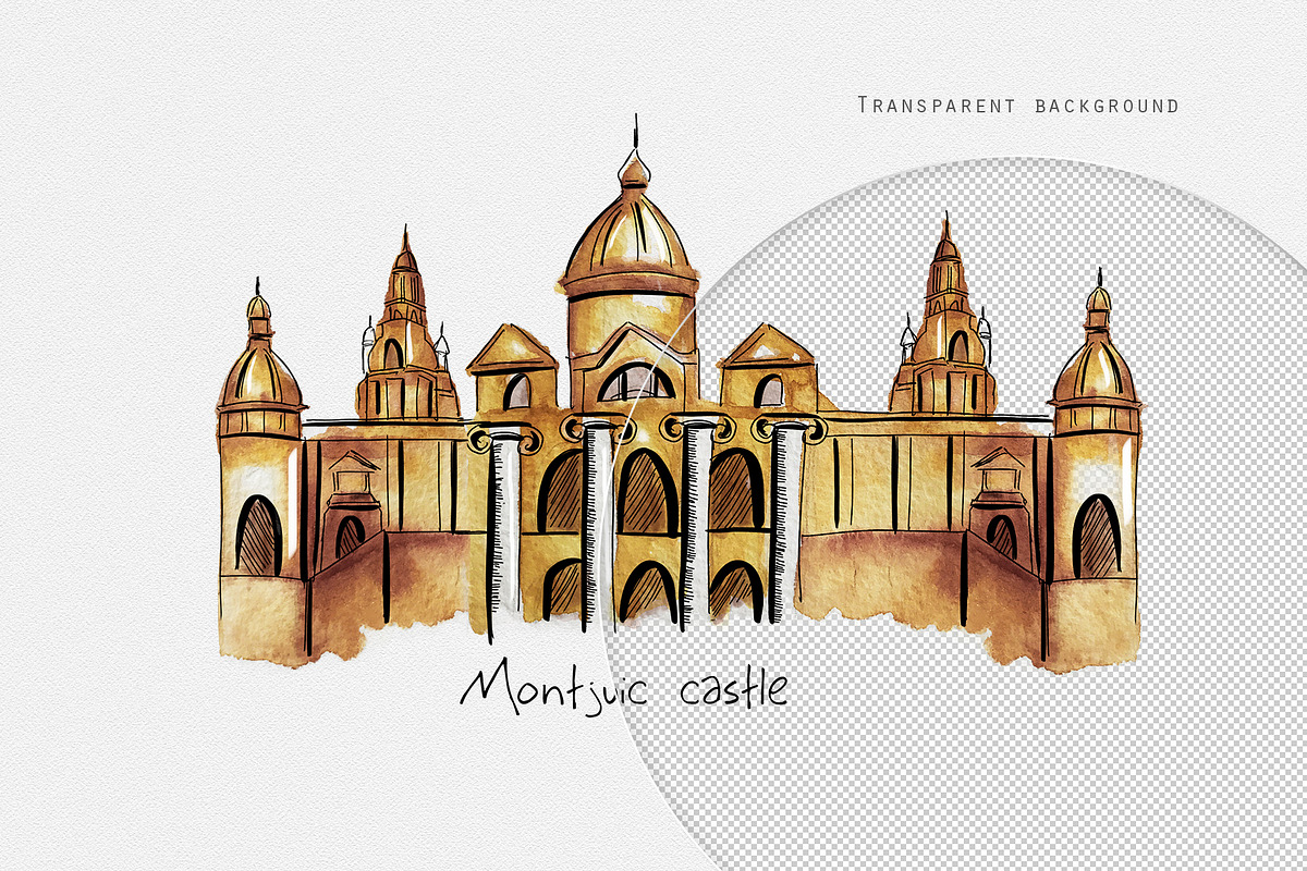 Travel Spain clipart, a Food Illustration by Kate Snitser (Photo 3 of 5)