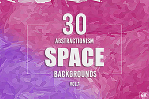 30Abstractionism Space Backgrounds 1