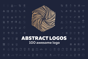 100 abstract logo