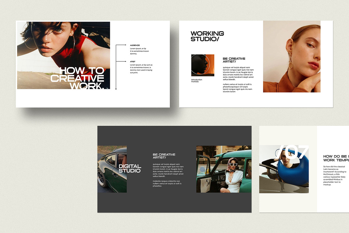 Brand Portfolio Template, a Presentation Template by SlideStock (Photo 6 of 8)
