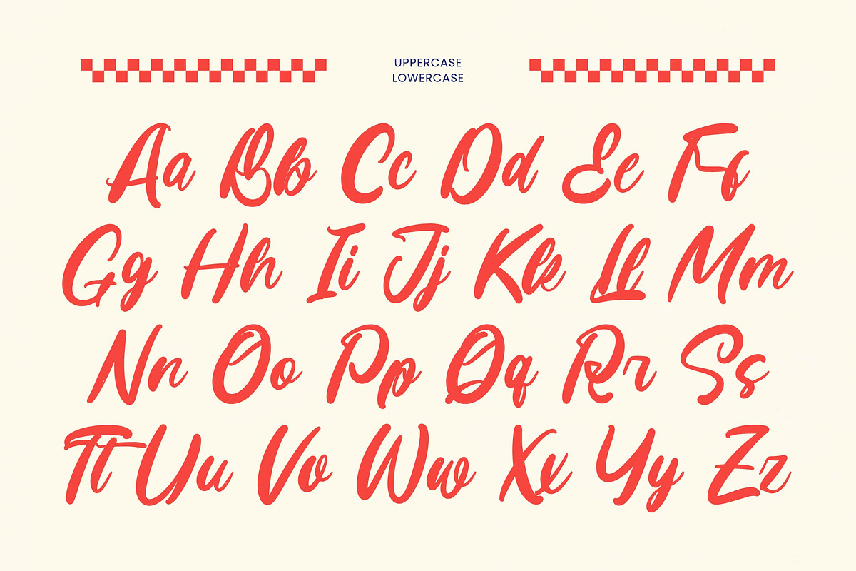Monday Chitrus Bold Handwritten, a Script Font by Letterena Studios Script (Photo 7 of 20)