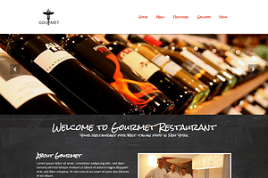 Gourmet - Restaurant WordPress Theme