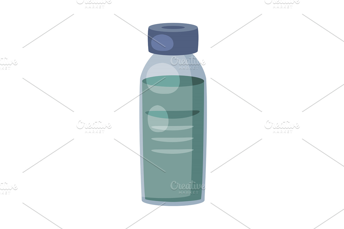 Glass Medical Ampoule, Medication, a Healthcare Illustration by TopVectors