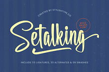 Setalking Bold Brush Font