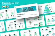 Organizational Chart - Google Slides, a Presentation Template by QR Design Studio (Thumbnail 1 of 3)