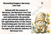Narcissus Love - Handwritting, a Handwritten Font by Charmingbear59.design (Thumbnail 4 of 5)