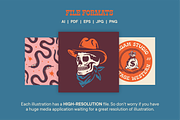 Vintage Western Graphic Assets, an Illustration by ARQAM Studio (Thumbnail 4 of 9)
