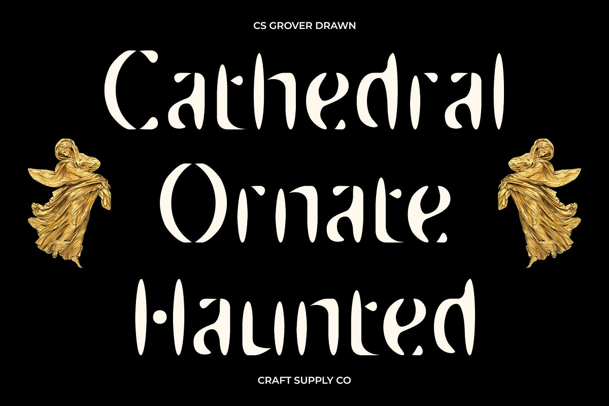 CS Grover Drawn, a Sans Serif Font by Craft Supply Co. (Photo 6 of 8)