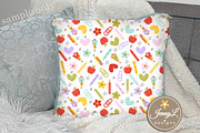 Back to School SEAMLESS DigitalPaper, a Pattern Graphic by JennyL Designs (Thumbnail 8 of 8)