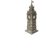 Big Ben Tower - 3D -PNG, an Object Illustration by Nurlan's shop (Thumbnail 2 of 3)