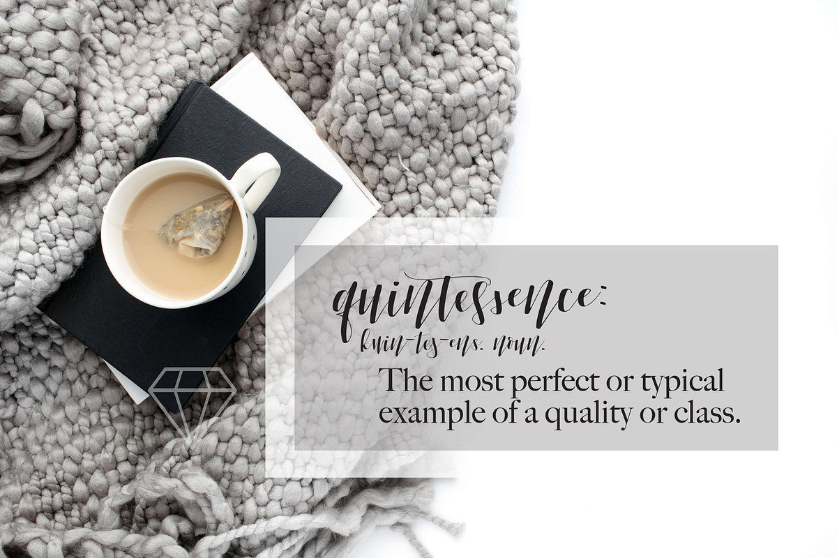 Quintessence Font preview 4