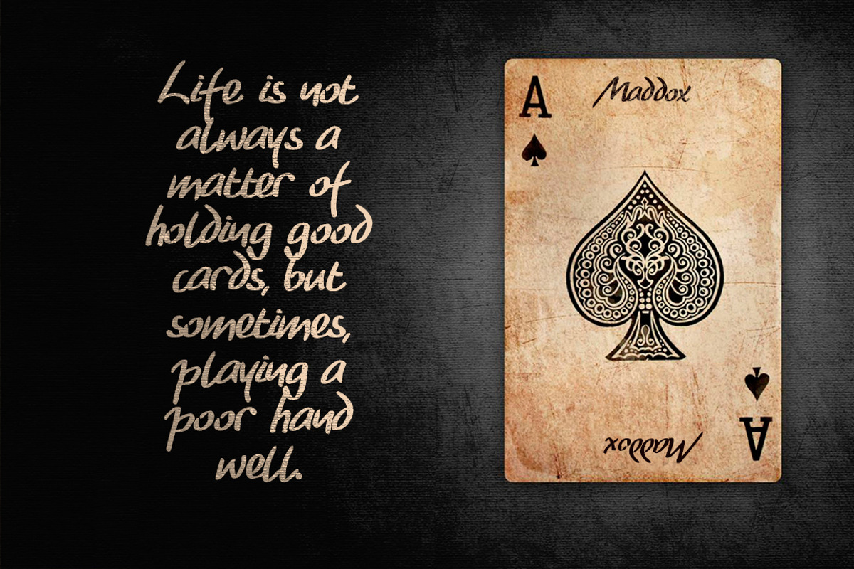 Maddox Brush Typeface preview 4