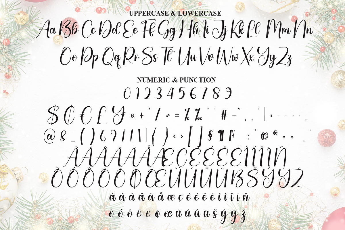 Merry Christmas | Script Font, a Handwritten Font by Scratchones (Photo 7 of 8)