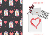 Valentine's Day Collection, a Background Graphic by Hand drawn Boutique (Thumbnail 6 of 8)