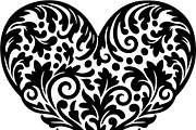 Decorative Heart Silhouette Bundle, an Illustration by Designs_River (Thumbnail 15 of 45)