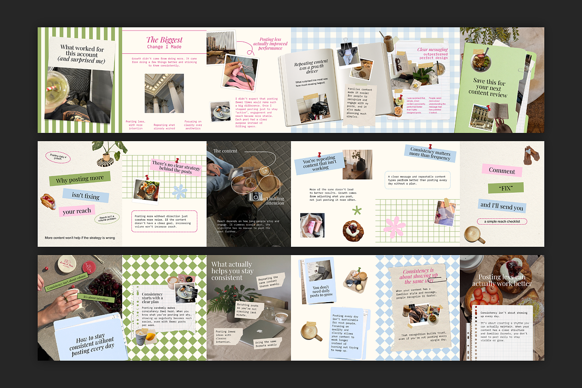 Carousels for Social Media Managers, a Social Media Template by Meraki Templates (Photo 7 of 10)