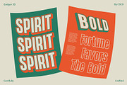 Godger 3D, a Sans Serif Font by Craft Supply Co. (Thumbnail 8 of 8)