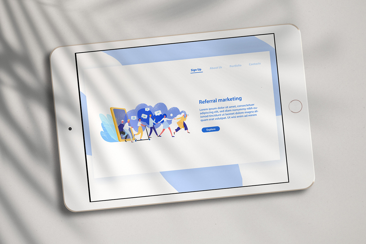 Referral marketing concept, a Work Illustration by Good Studio (Photo 3 of 3)