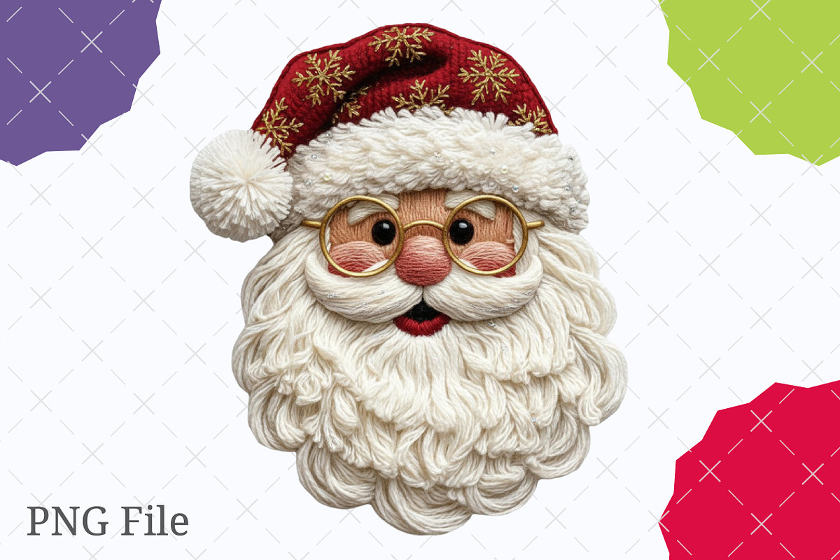 Yarn Santa Png Crochet Yarn Christma, an Illustration by designcity5 (Photo 3 of 8)