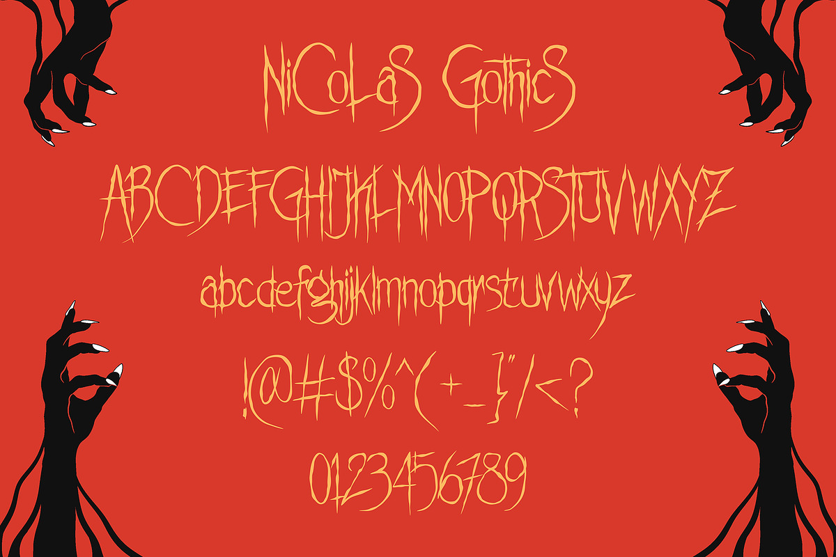 Nicolas Gothics, a Blackletter Font by Rvq Type Foundry (Photo 3 of 6)