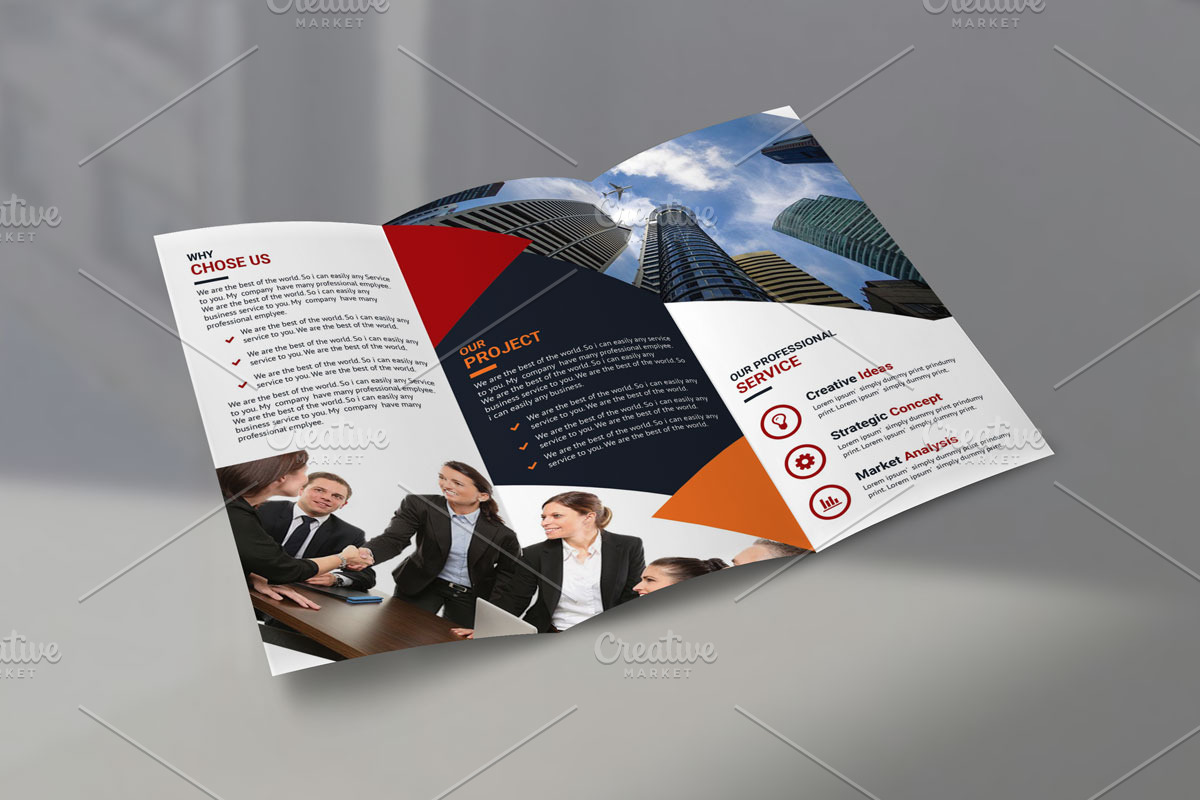 Celestial corporate trifold-brochure, a Brochure Template by A.Lamprianidis (Photo 5 of 15)