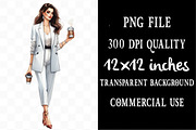 Fashion Classy Elegant Woman PNG, an Illustration by Designking (Thumbnail 4 of 5)