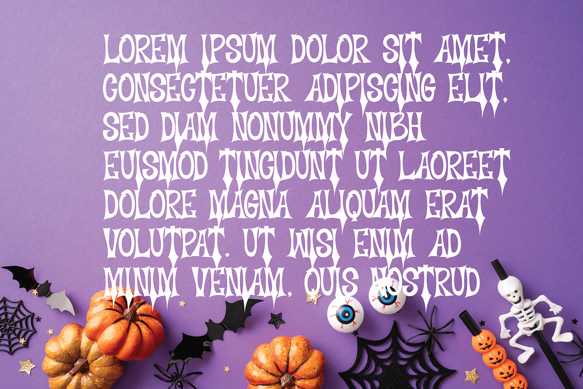 Shadow Haunt - Halloween Font, a Script Font by Design House (Photo 2 of 3)