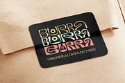 Burra - Psychedelic font, a Sans Serif Font by creativemedialab (Thumbnail 10 of 10)
