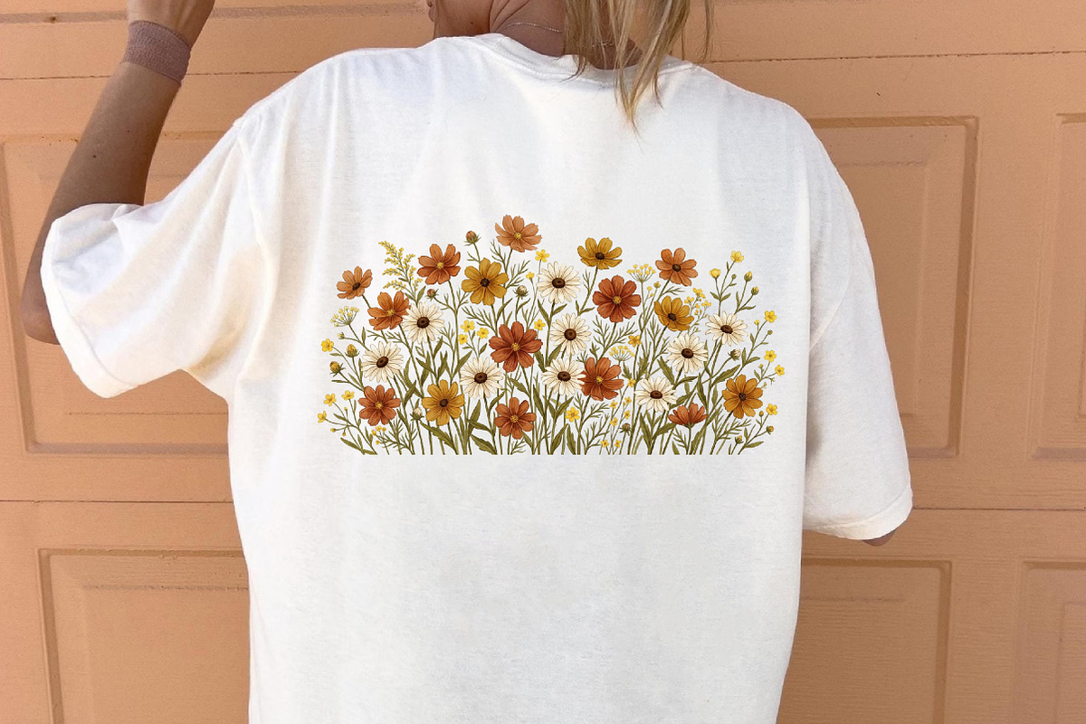 Wildflowers Png, Sublimation Designs, an Illustration by Designworld (Photo 3 of 4)