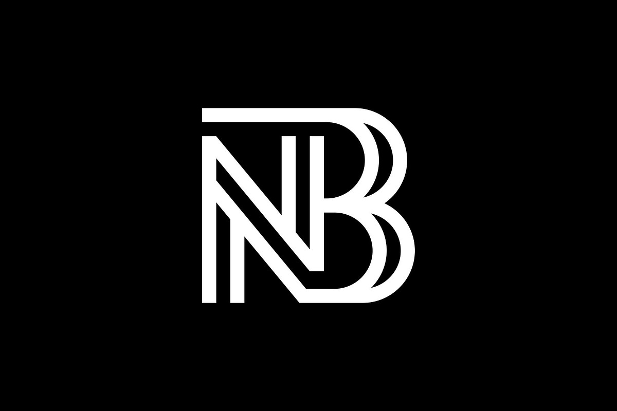 Letter BN NB Logo, a Branding & Logo Template by Buqancreative (Photo 2 of 4)