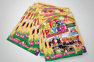 Kids Festival Flyer and Ticket