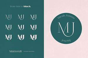 Matterdi Hi-fashion Ligature Font