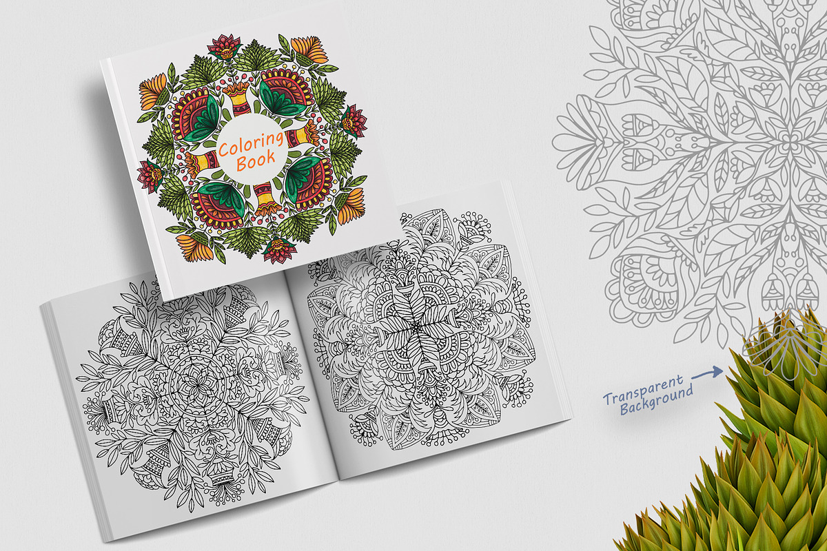 Drawn mandalas in folk style flower, a Brushes & More by dnapslvsk (Photo 5 of 5)