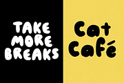 Peanut Butter Bubble Font, a Sans Serif Font by Lemonade Pixel (Thumbnail 2 of 6)