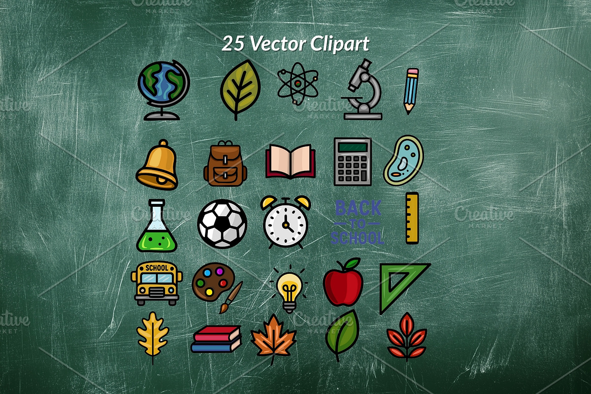 Back to School Collection, a Pattern Graphic by Elatedowl (Photo 4 of 14)