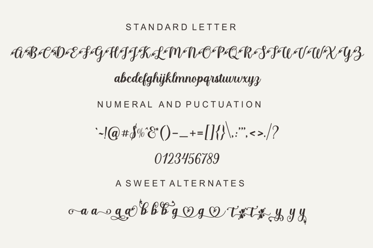 Beuty Golden, a Script Font by Straight.co (Photo 7 of 8)