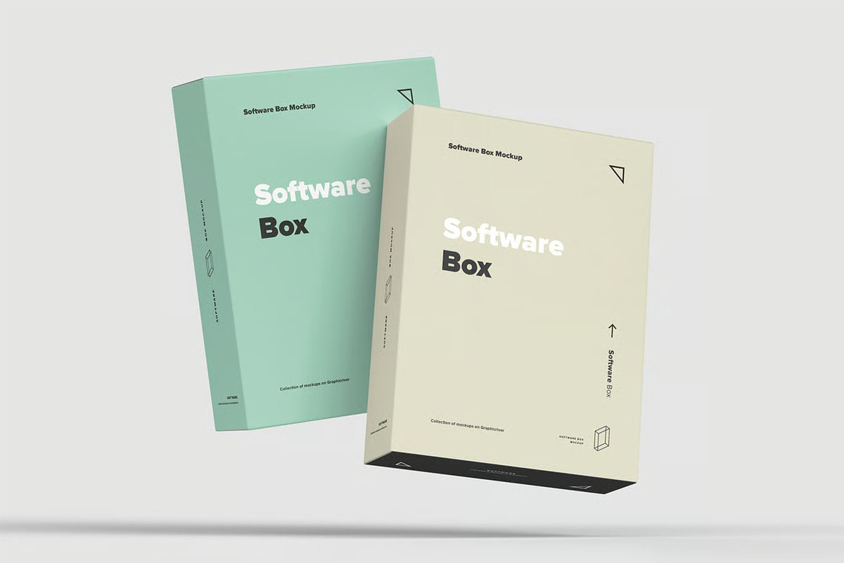 Software Box Mock-up, a Product Mockup by zippypixelstudio (Photo 16 of 16)