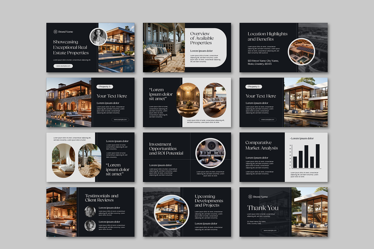 Modern Real Estate Presentation, a Templates & Theme by studiogstock (Photo 2 of 4)
