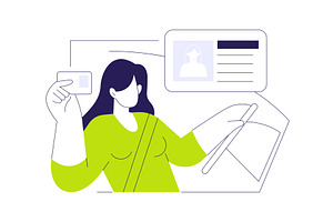 Getting driving license abstract, a Transportation Illustration by Visual Generation
