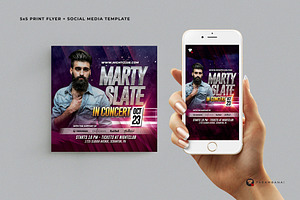 Artist Flyer Template