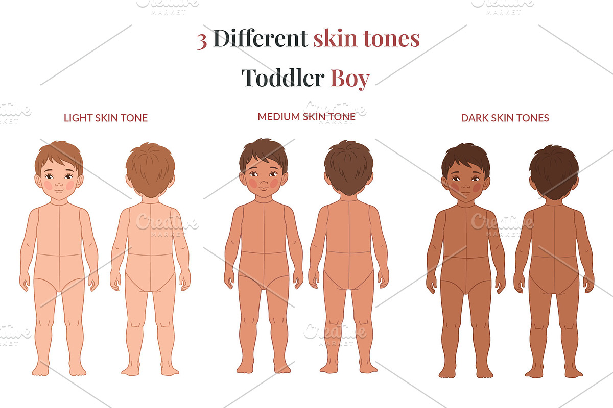 Toddler Fashion Croquis Bundle, a Person Illustration by Shorena Fashion Draws (Photo 10 of 13)